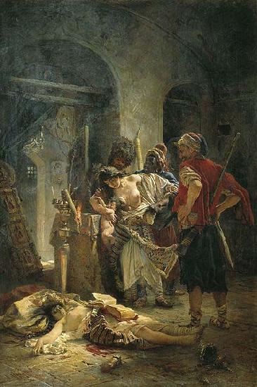 Konstantin Makovsky The Bulgarian martyresses China oil painting art